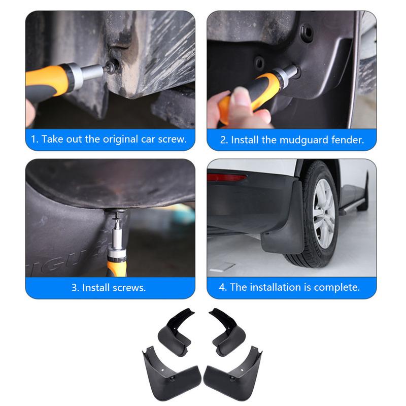 Fit for Honda Civic Sedan 2016- Car Splash Guard Car Mud Flap Car Mudguard Car Fender