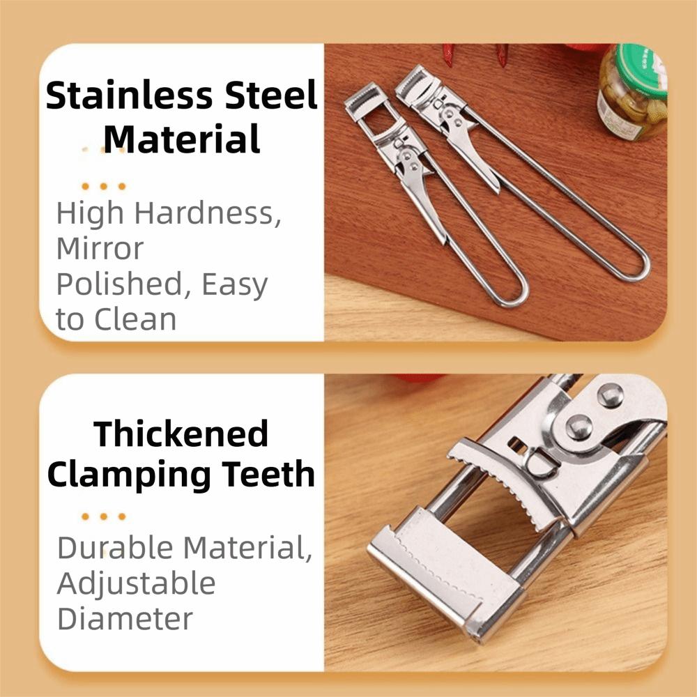 Adjustable Lids Off Jar Opener Multi-Function Bottle Opener Screw Cap Easy Cap Opener Household
