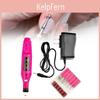 Portable Nail Drill Set With Electric Grinding Pen For Home Manicure And Nail Removal
