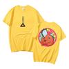 Anime Chainsaw Unisex Denji Pochita Double Sided Print T Shirt Unisex Funny Cartoon T-shirt Unisex Women Fashion Unisexga Cotton Tee Shirt