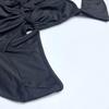 2022 European & American Style Sexy Long-Sleeve Drawstring Hollow Slim Dress
