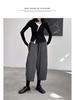 Women's 2024 Slim Fit Knit T-Shirt: Fake Two-Piece, Long-Sleeve for Spring & Autumn