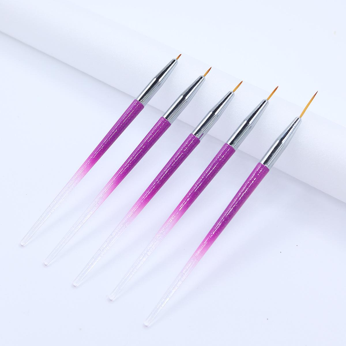 

Professional Soft Nail Art Brush Set for French Line Design