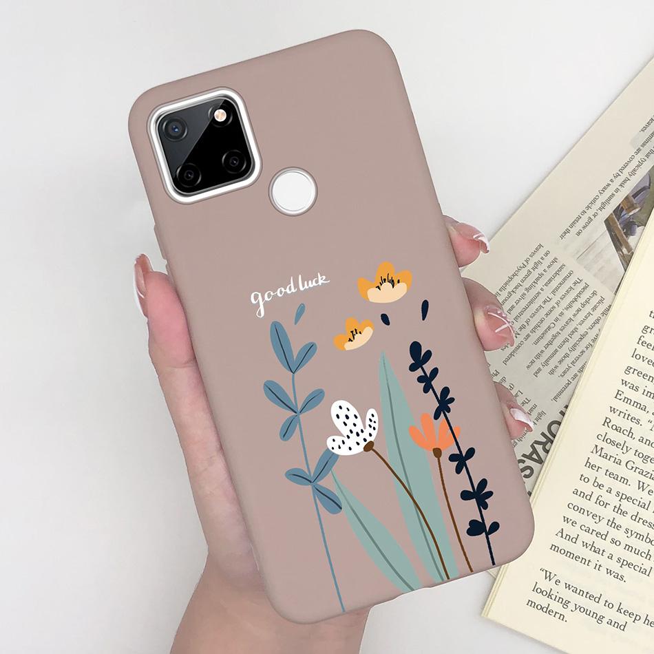 For OPPO Realme C25 C25S C25Y Case Cartoon Soft Silicone Matte Shockproof Phone Back Cover For Realme C 25 S Y Capa Funda Coque