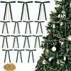 10Pcs Velvet Ribbon Bow Christmas Tree Decoration Holiday Hanging Ornament  Xmas Wreath