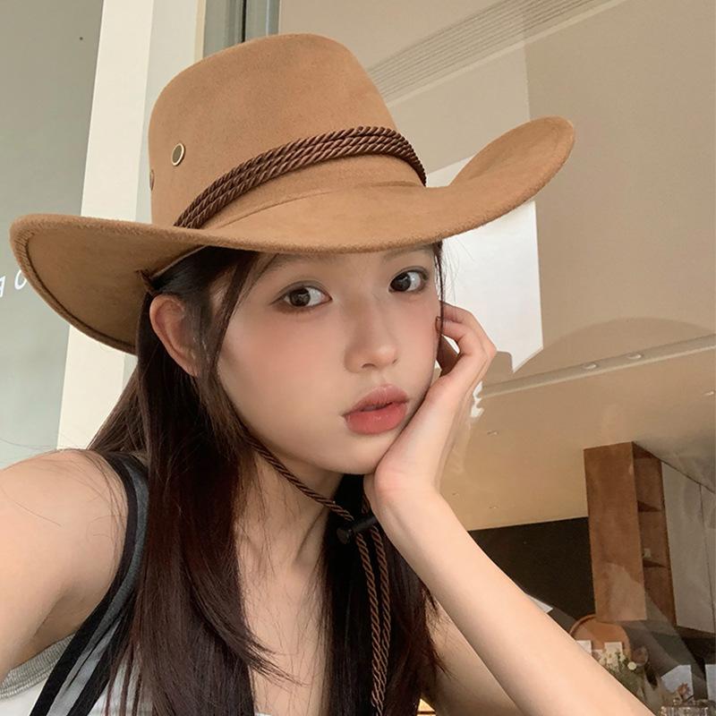 Unique Retro Cowboy Hat For Women With Wide Brim Great For Sun Protection And Summer Adventures
