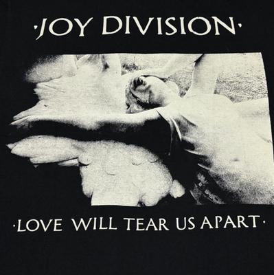 Vintage Joy Division Taglia L Anni '90 Band Cucitura Singola Sof Tee T-Shirt Band REPRINT