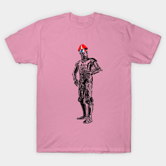 T-Shirt Damen 80er Android Harajuku Print Kawaii T-Shirt Sommer Kurzarm Damen T-Shirt Top Tee