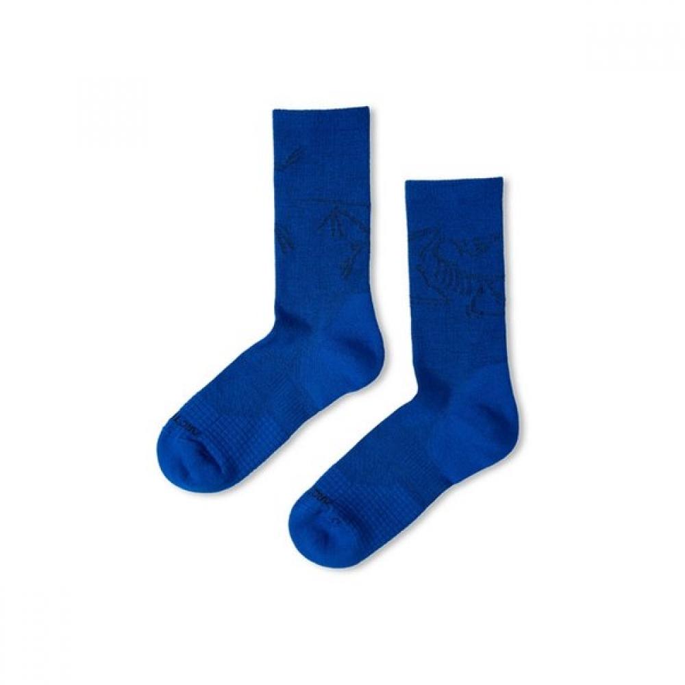 Arc Teryx Merino Wool Mid Bird Socks Vitality Black Aeofux8542 SM