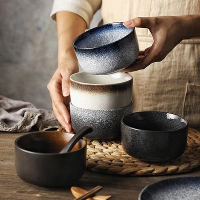 Japanese Style Ceramics Rice Bowl Household Hotel Restaurant Sushi Ramen Noodle Dessert Bowl Kitchen Soup Bowls Tableware New