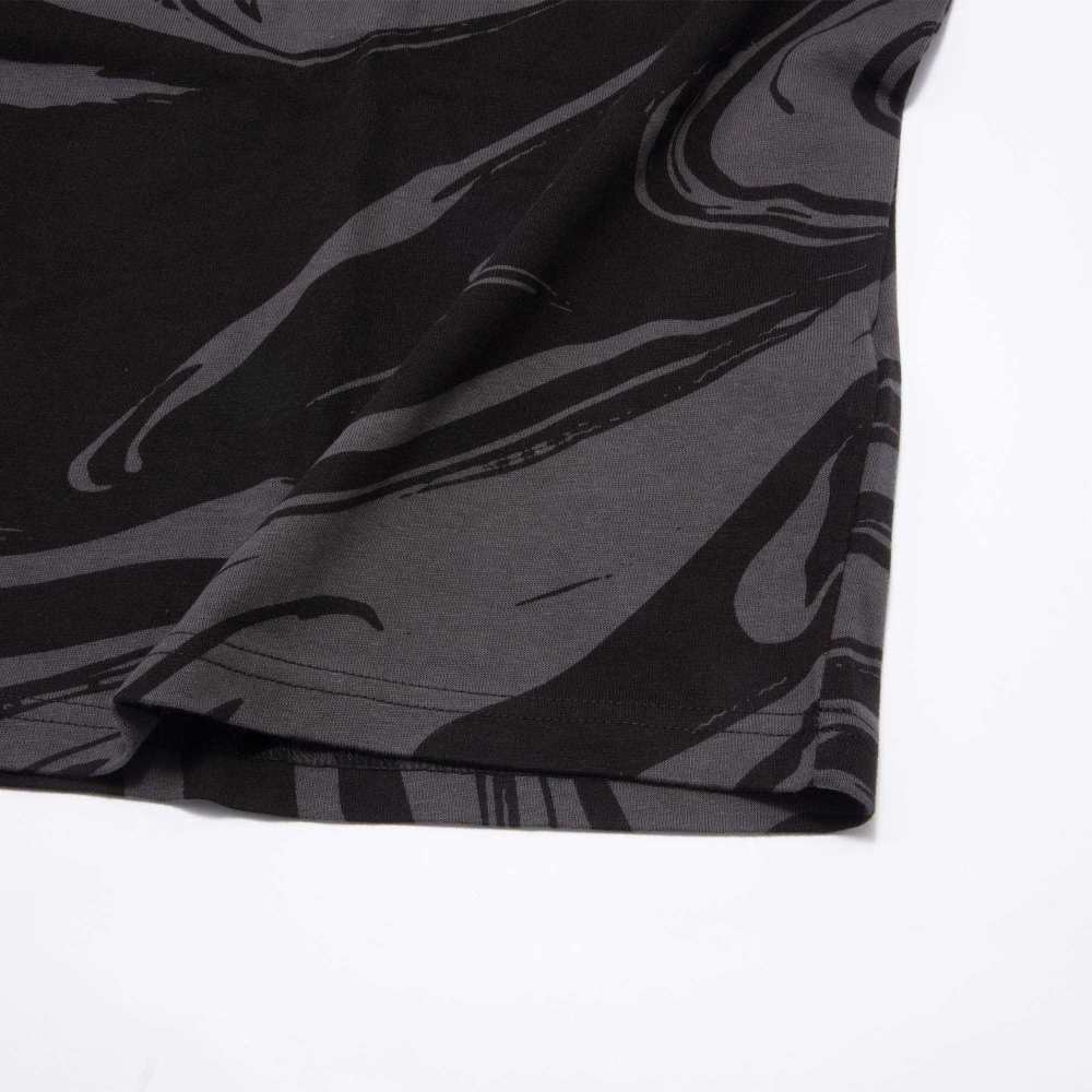 Puma X Lamelo Striped Design Printed Casual Crew Neck Short Sleeve T-Shirt Men Tops Black 622885-01