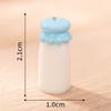 6Pcs Mini Milk Bottle Resin Charms Ornament for Jewelry Making DIY Earring Necklace Bracelet Handmade Decoration Accessories