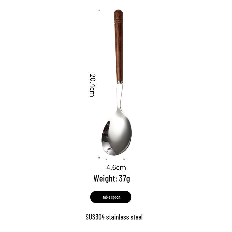 Abay 304 Stainless Steel Dining Spoons - Set of 4