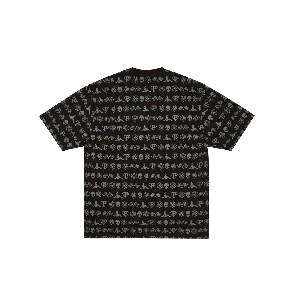Palace Palactic T-Shirt With All Over Logo Print Unisex Tops P28ES070