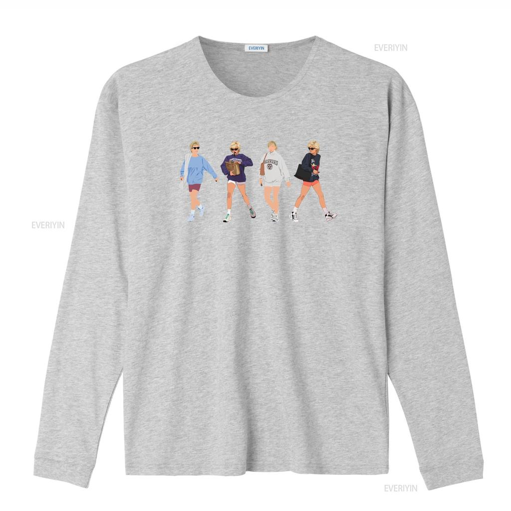 Princess Diana T Shirt 90S Vintage Lady Of Wales Fashion Print Casual Shorts Sweat And Sneakers Style For Her Vintage Washed
