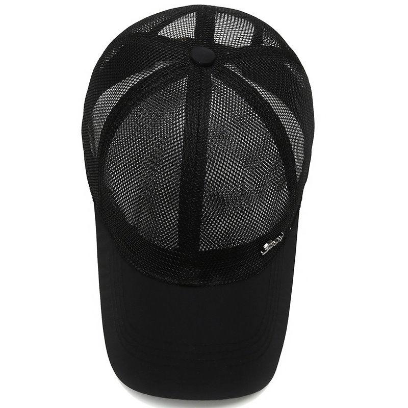 Hut Herren Sommer Sonnenschutzhut Outdoor Mesh Atmungsaktiver Hut Baseballkappe Mesh Sonnenhut Angeln Entenschnabelhut
