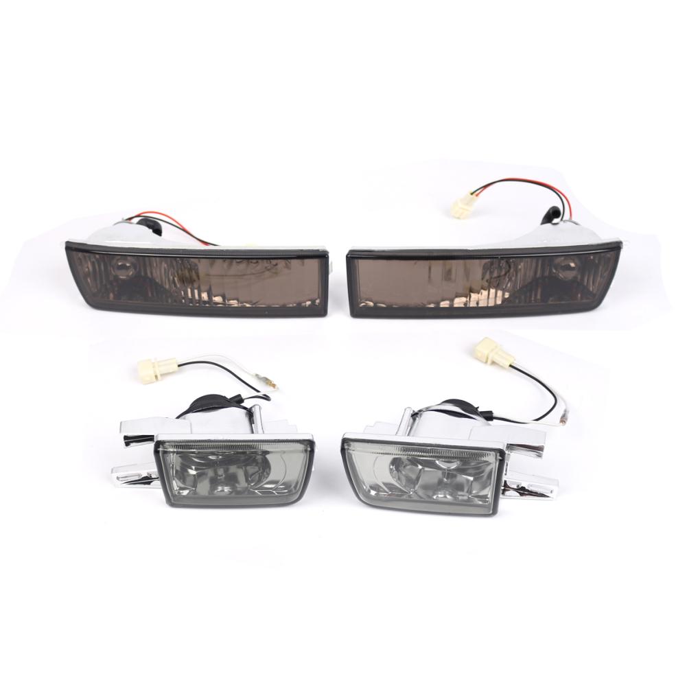 Dark Color Bumper Light Turn Signal Fog Light Bumper Light Suitable For Volkswagen Golf 3
