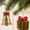 Christmas Tree Hanging Decoration Advent Calendar 2026, 24 Days 2D Acrylic Bear Elk for Countdown Snowman Ornaments Holiday Tree, Window Home