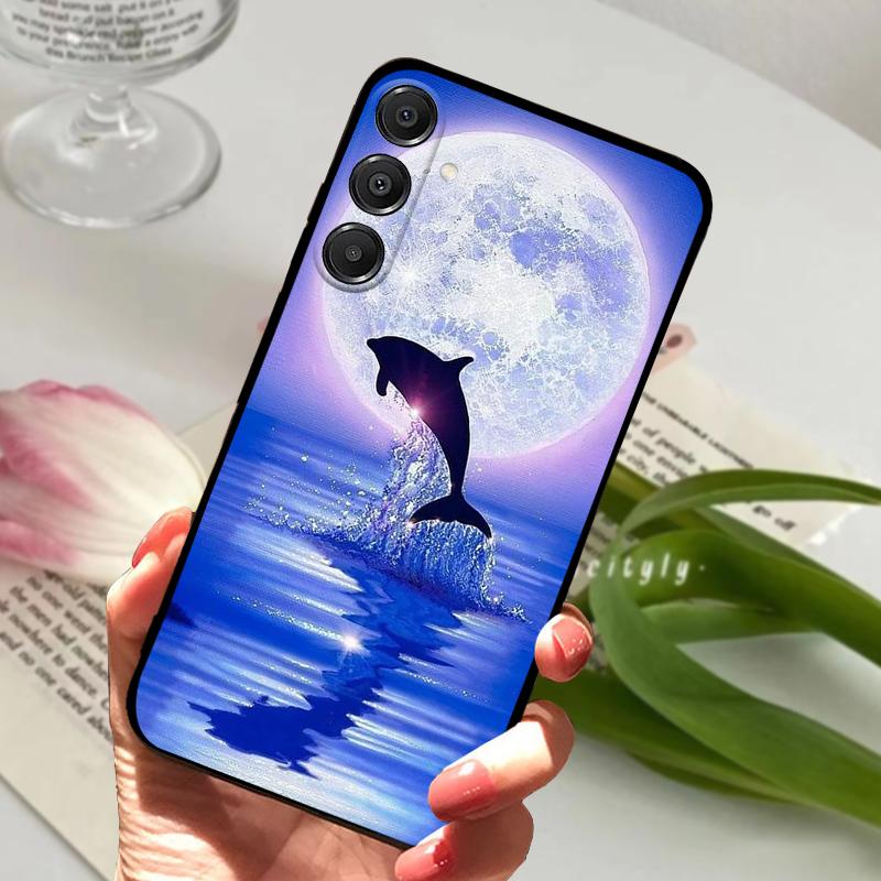 For Samsung Galaxy M35 5G Case SM-M356B Cute Animal Silicone TPU Frosted Phone Cover For Samsung M55 M55S M34 Coque Bumper Shell