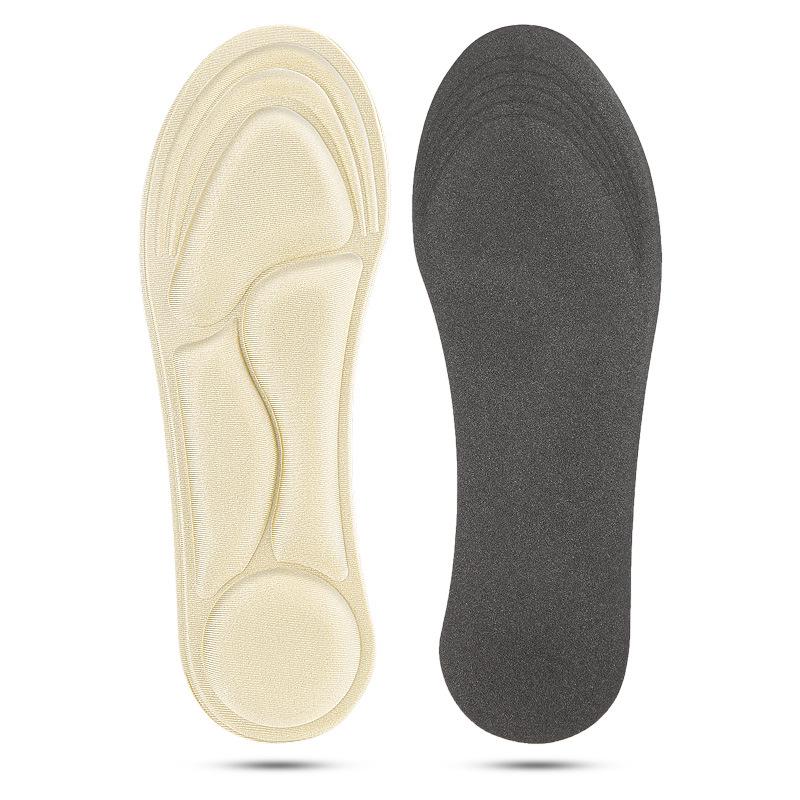 

5D Thickened Massage Sports Insoles - Comfort for Long Standing & Military Training One Size (35-40) абрикосовий