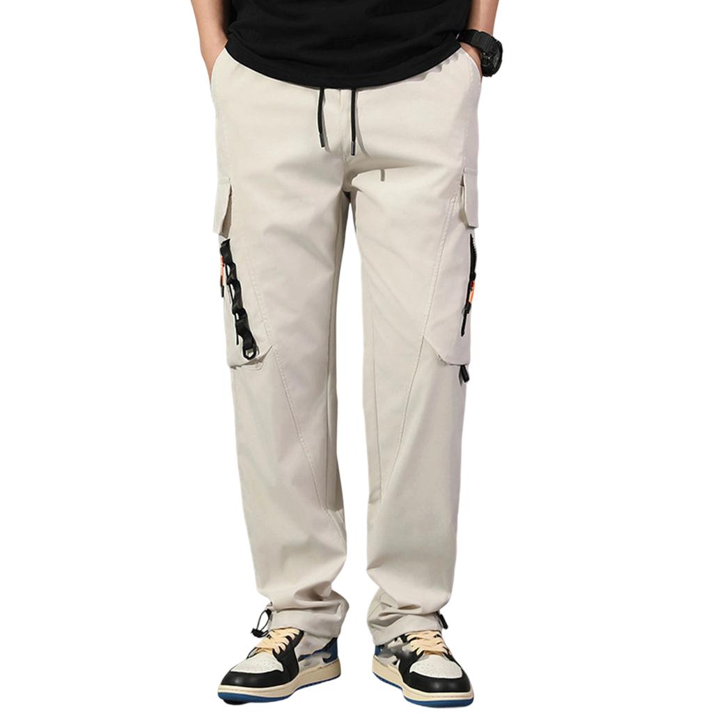 Męskie  Outdoorowe  Sportowe  Luźne  Wszechstronne  Wielokieszeniowe  Spodnie Robocze