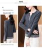 Elegant Korean Style Two-Piece Long-Sleeve Top for Women - Loose, Versatile, and Stylish Base Layer Shirt