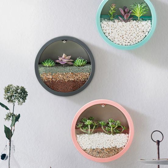Succulent Planter Durable Decorative Leakproof Hanging Hydroponic Styles Pot for Balcony