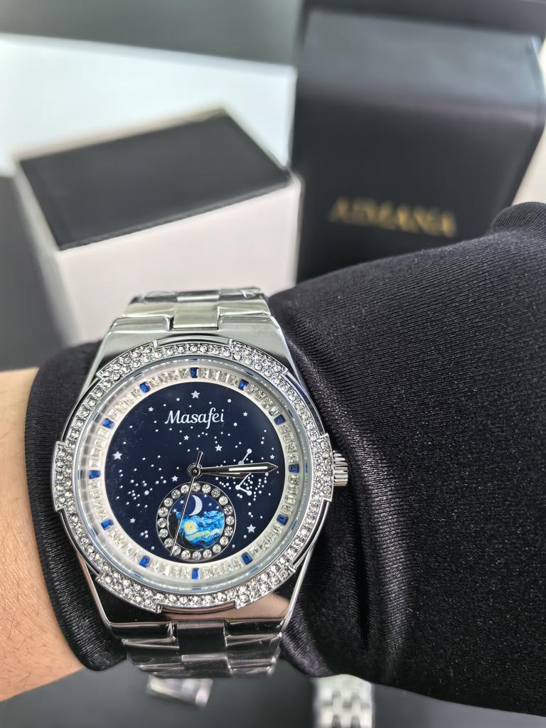 Constellation Theme Style Quartz Watch for Unisex