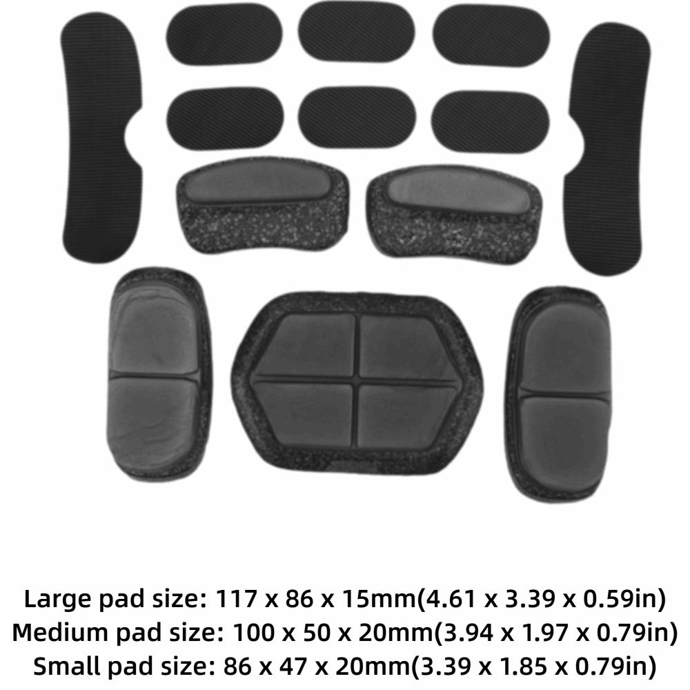 13 Pcs/Set EPP Helmet Replacement Padding Memory Foam Protective Cushion  Sports Activities