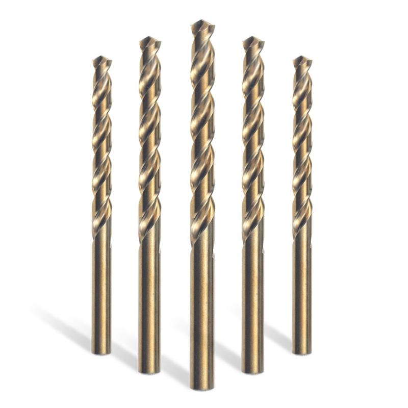 Professional M35 Twists Drill Bit Set 3-14mm Diameter Cobalt Speed Steel for Stainless Steel and Metal Drilling
