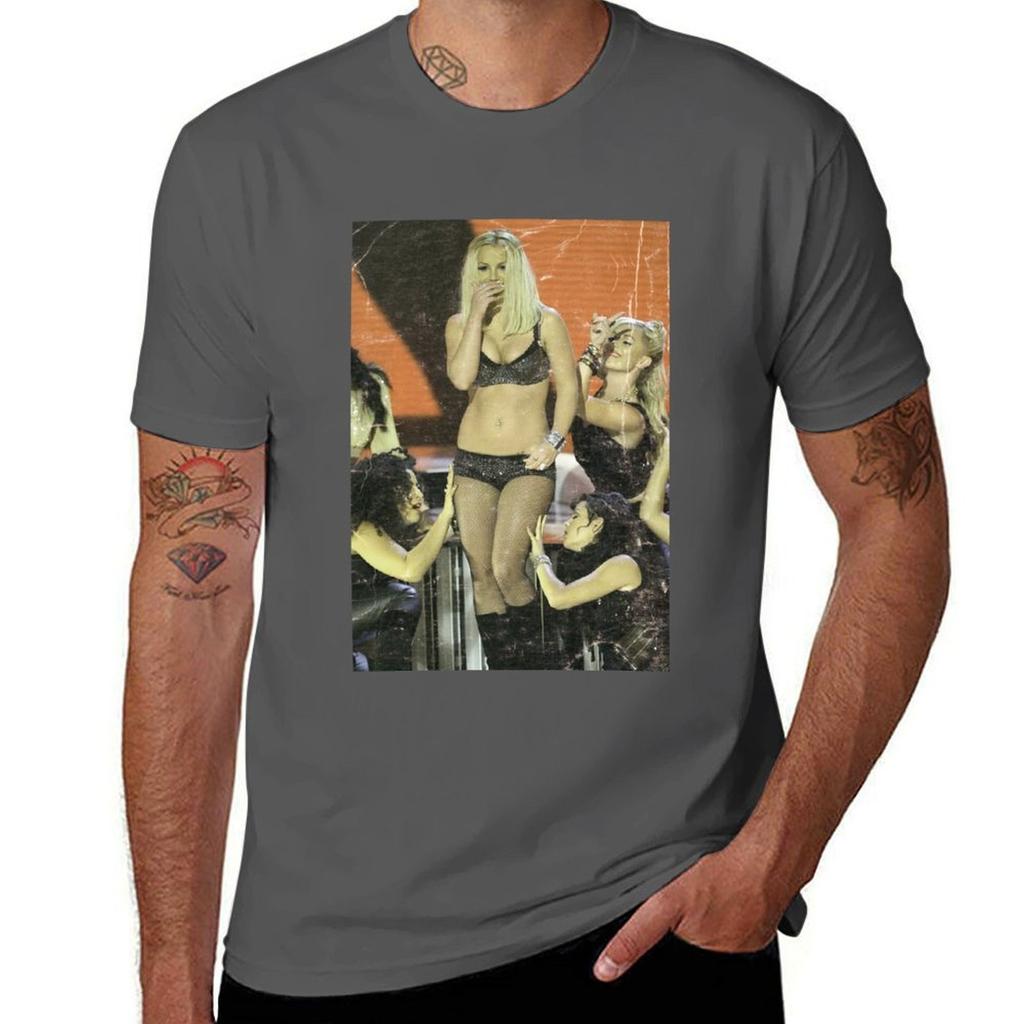 Britney Vintage Art Tshirt Work Wear Simple Tee Shirt
