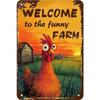 Vintage Farm Metal Sign Wall Decor Kitchen Home Tin Plaque