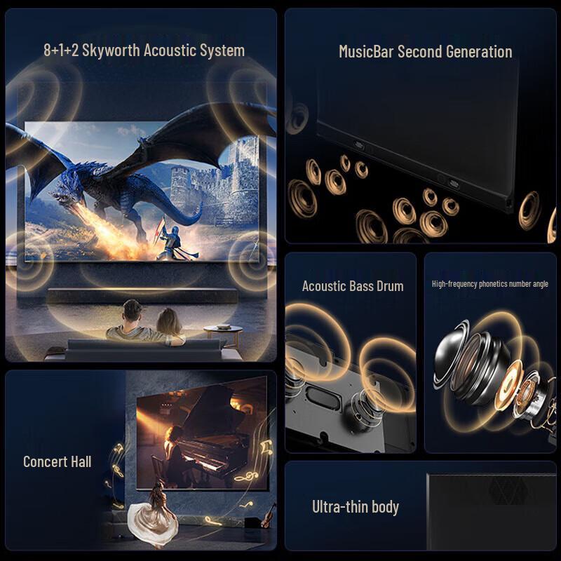 Skyworth 65-inch 4K Mini LED Smart TV 65G7D (CN Version)