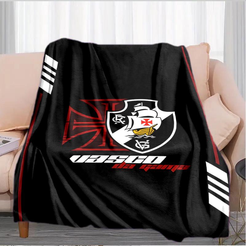 Vasco Football Club Printed Throws Blanket Soft Flannel Blankets for Couch Bed Gifts for Men Women Picnic blanket Christmas gifts