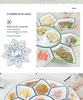 Melamine Platter & Tableware Set: Bowl, Plate, and Dish Set for Hot Pot & New Year's Eve Dinner.