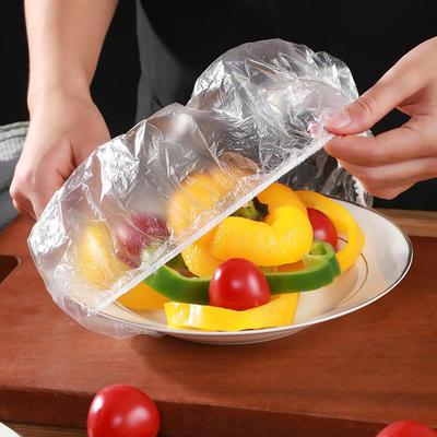100 adet Yeniden Kullanılabilir Gıda Sarma Saklama Çanta Kapakları Kase Elastik Plaka Silikon kapak Mutfak Meyve Plastik Taze tutma Mühür