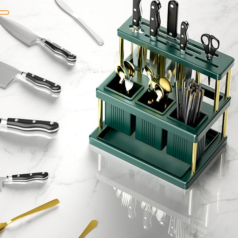 Kitchen Cutlery Holder Spoon Fork Chopstick Storage Rack Utensils Organizer Kitchen Countertop Box Rack