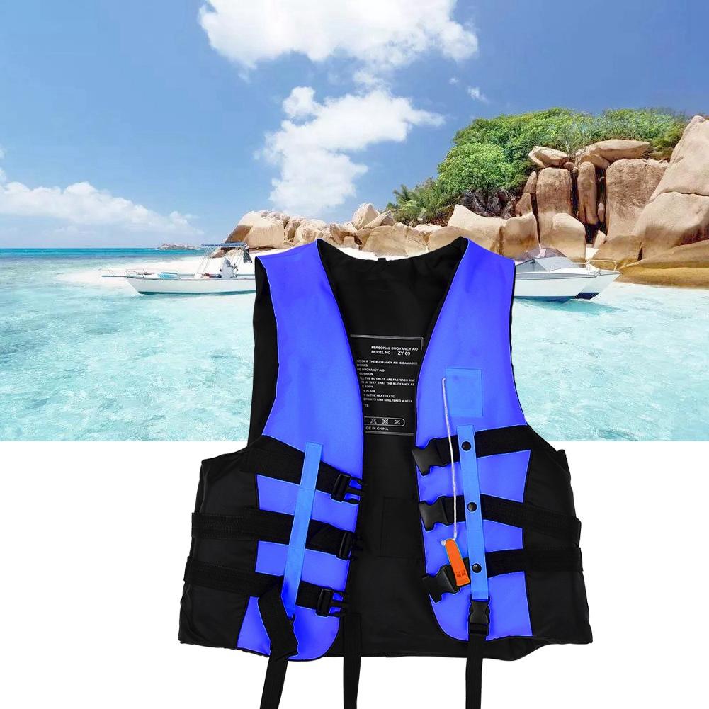 Gilet de sauvetage pour enfants Flottant Natation Bateau Ski Gilet de flottaison(Bleu S)