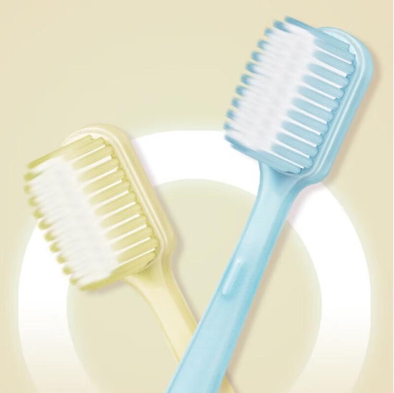 FAWNMUM Cloud-Soft Cotton-Feel Wide Head Toothbrush
