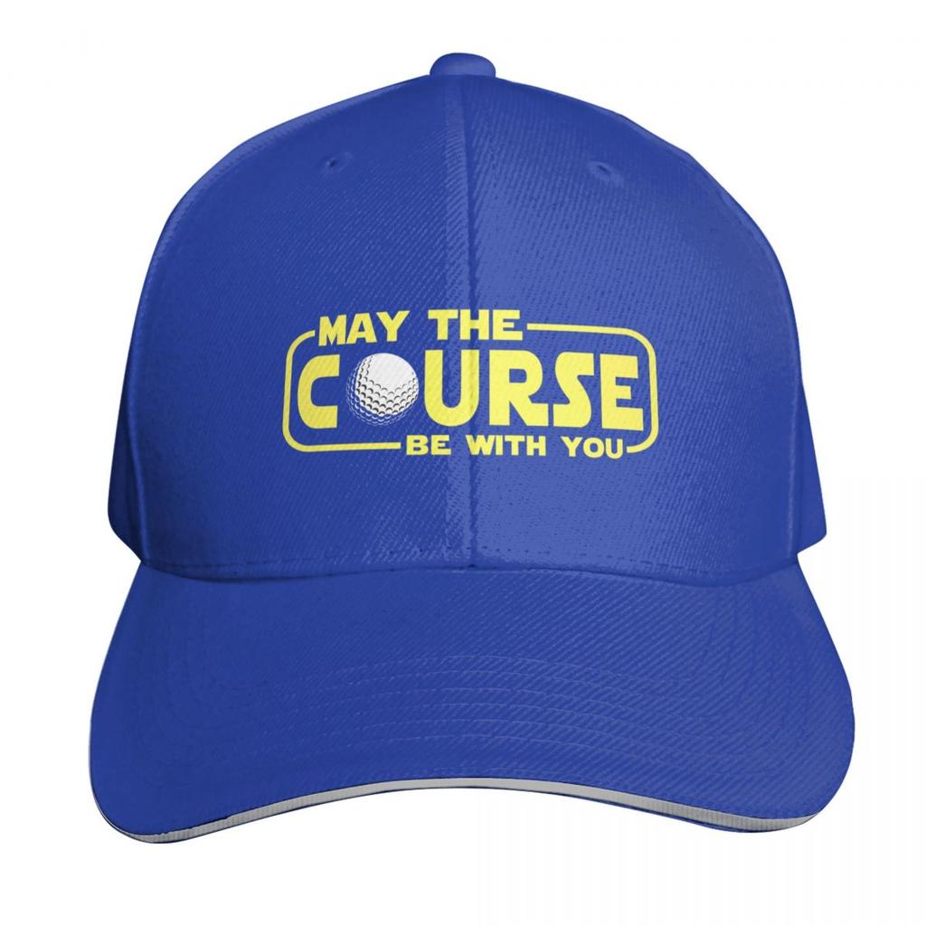 May The Course Be With You Baseball Cap Strapback Dad Hat Six Panel Structured Crown Sun Protection Upf 50