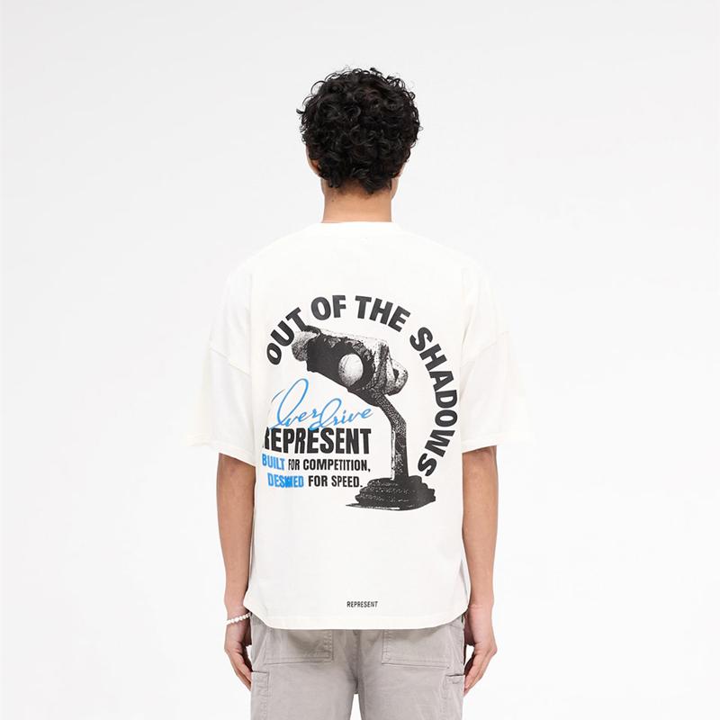 

American Retro Trend Car Manual Transmission New Loose Shortsleeved Tshirt Mens Summer 3XL