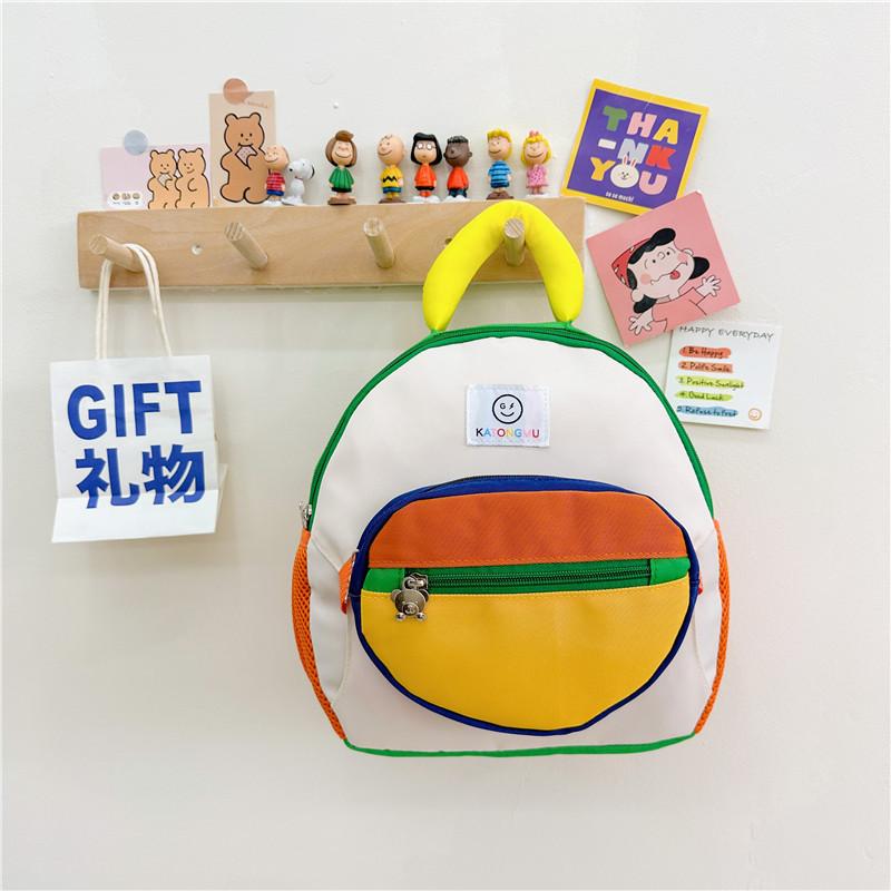 Children Backpack New Korean Style Splicing Kindergarten Schoolbag Boys And Girls Can Be Disassembled And Used Baby Backpack