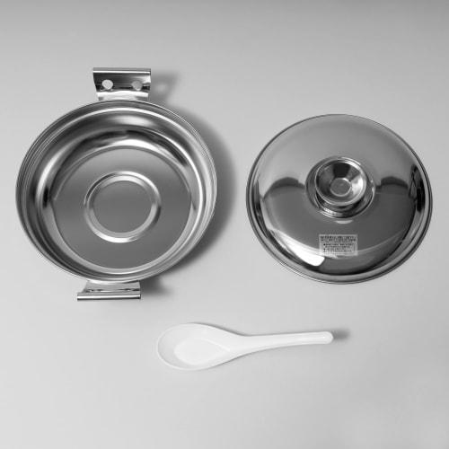 PEARL METAL Chili Pot, Udon, Sukiyaki, Stainless Steel, Tabletop Pot with Ladle, Made In Japan, Restaurant H-707