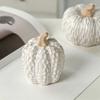 Forma di Zucca Piccolo Modello Adorabili Statuette Decorative da Tavolo Texture Ceramica Adatto per Ufficio Soggiorno Camera da Letto