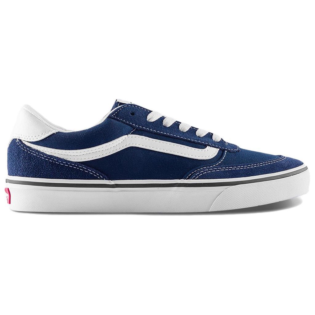 New Vans Brooklyn LS Abrasion Resistant Low Top Skateboard Shoes Men's Blue VN000D7QLKZ