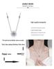 Sunflower Style Moissanite Necklace - S925 Sterling Silver, 1 Carat, Elegant & Luxurious Women's Festival Gift
