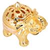 Elephant Shaped Incense   Aromatherapy Ornament for Living Room Entryway Bedroom(Bronze )