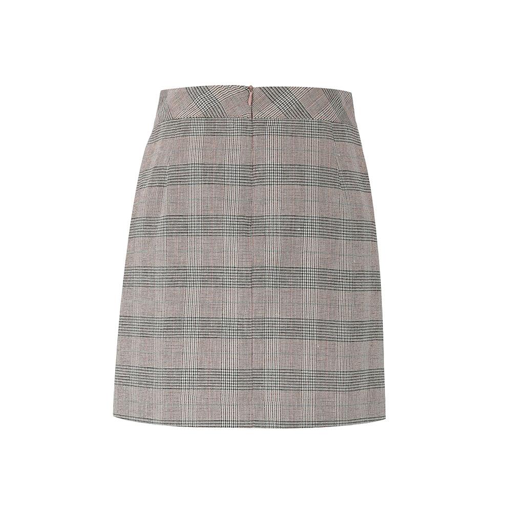 SOUP Check Mini Skirt (Oz4Srr2)