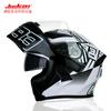 Jie Kai Motorcycle Helmet, Unisex, Full-face Design, Anti-fog, with Dual Visors, Suitable for Electric Bikes JK902Riding a Motorcycle