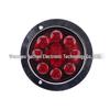 Universal Chrome LED Brake, Driving & Turn Signal Light for CIMC Trucks 12V-24V - High Brightness & Waterproof